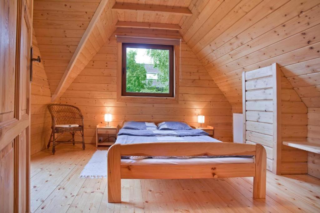 Domek W Krynicy Z Sauna กรินีซา ดรอยจ์ ภายนอก รูปภาพ